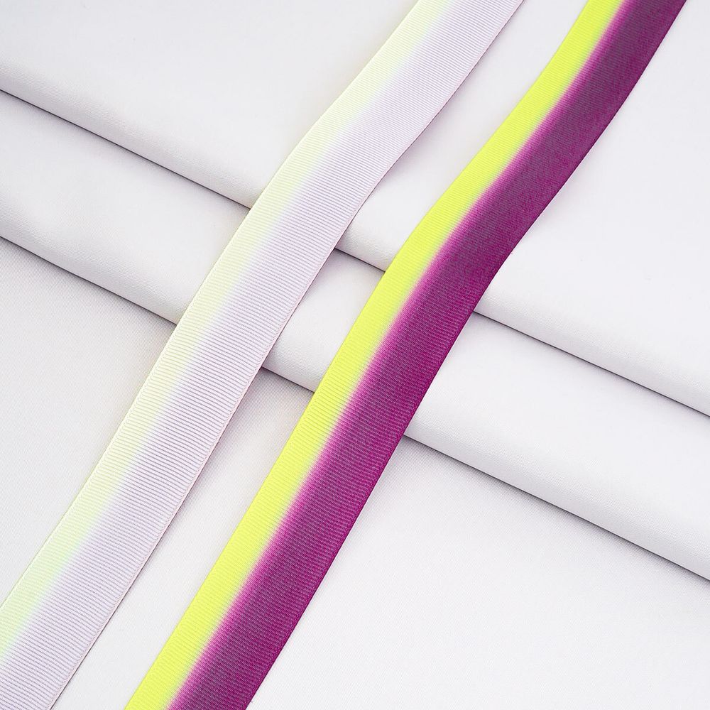 Лента репсовая (в рубчик) с рисунком 25.0 мм / 22.5 метров ±5 см, R8-8 (печать полноцв. сублимационная), 26716