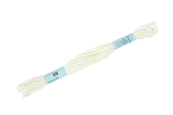 Мулине Gamma декоративное Cloud, цв.09 молочный, 12 мотков по 6 метров