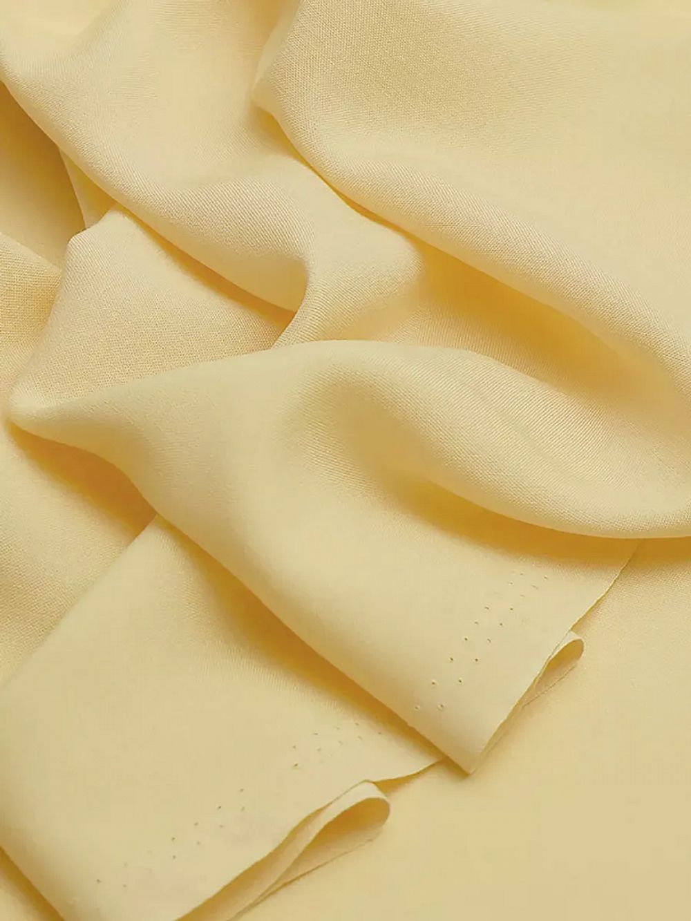 Штапель 110 г/м², 145 см / 2 метра, TBY-Vi-30-39.2, цв.39 св.желтый