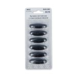 Булавки английские пластик 36 мм, 6 шт, 02 черный, Blitz BUD-006