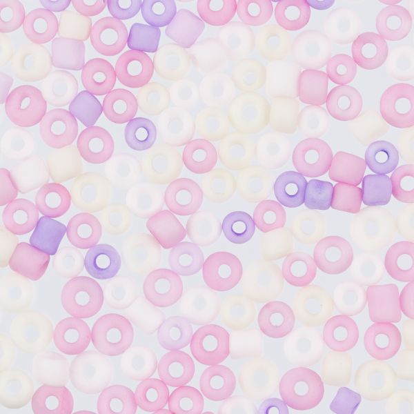 Бисер Zlatka 11/0 (2.1 мм), 100 г (10х10 г), №1011 микс меланж макарун, GR