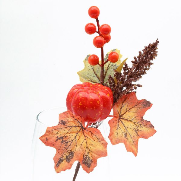 Ветка кленовая с тыквой, 28см, XY22-750