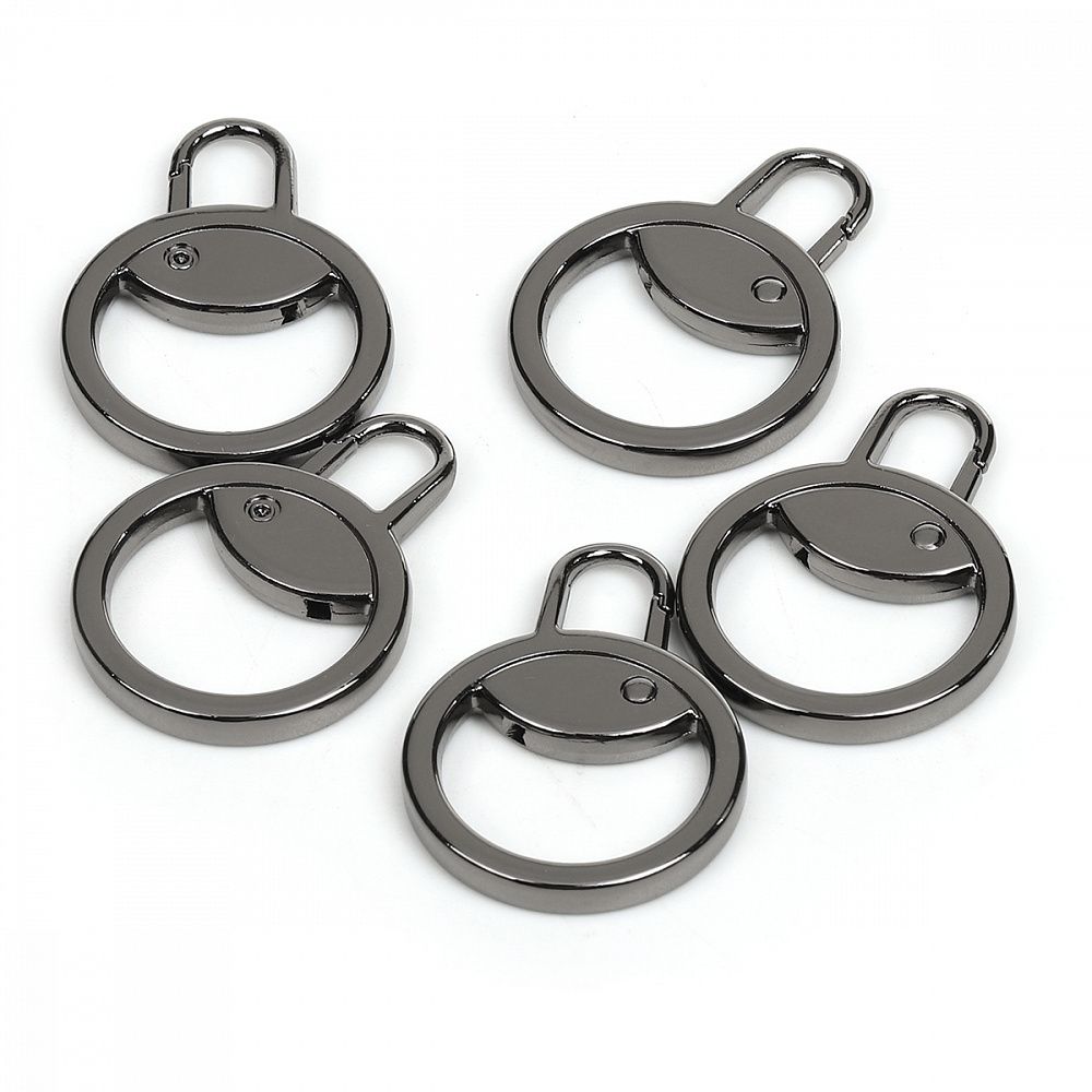 Пуллер универсальный для бегунка PUL.BLNICK.7, черный никель, 5 шт, Mzip