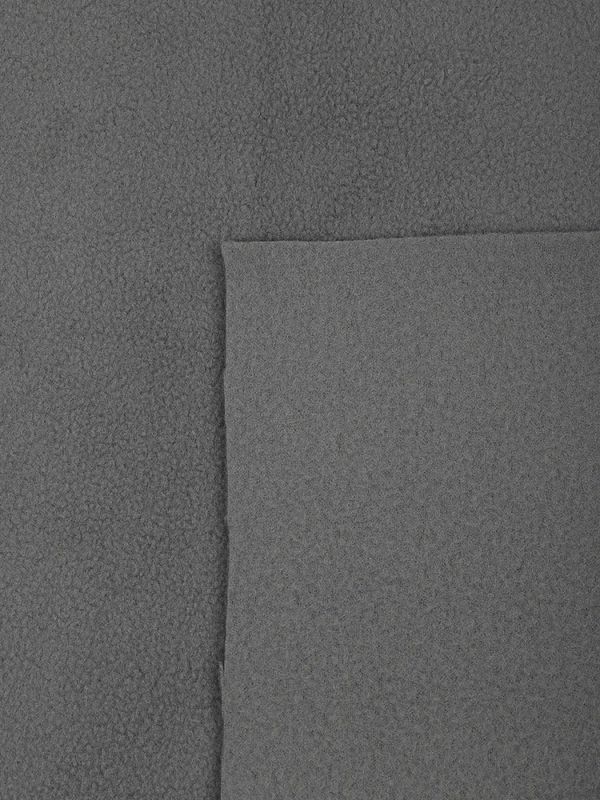 Флис 2-сторонний 240 г/м², 150 см / 10 метров, TBY-0240-S307 цв.S307 серый