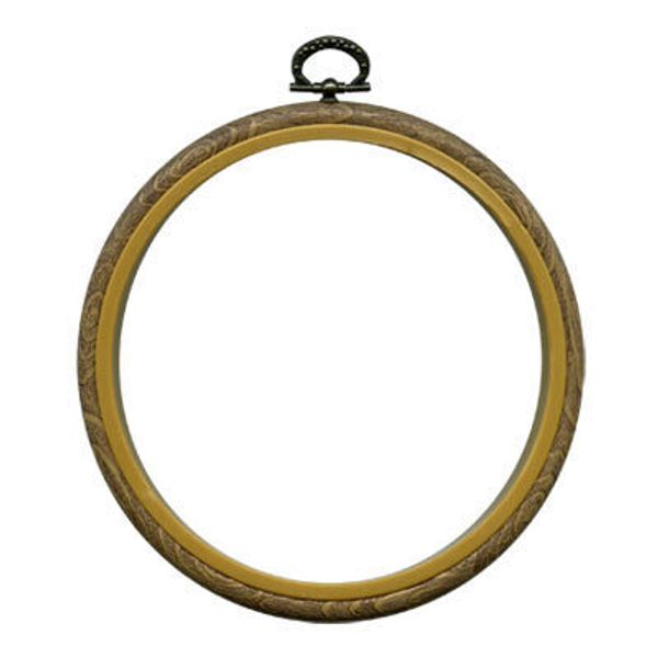 Пяльца ⌀200 мм, круглые (8), под дерево, Gamma PHR-080