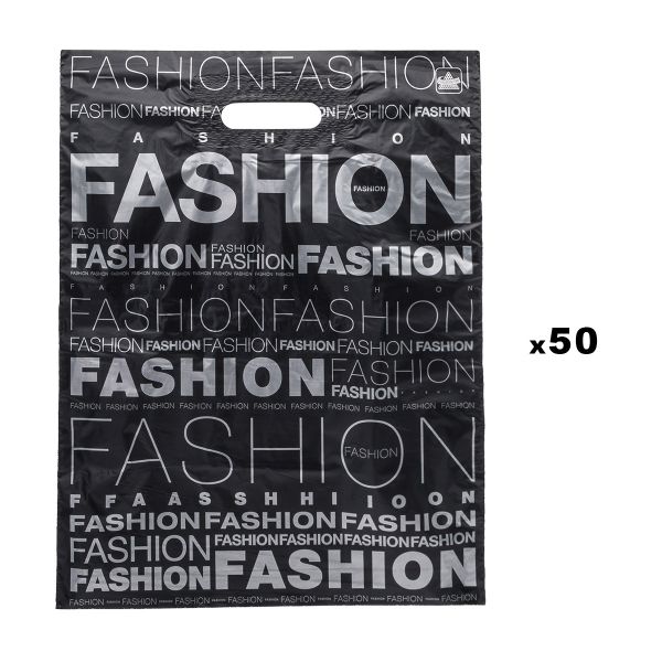 Пакет Бутик, полиэтиленовый с вырубной ручкой, 34х45см, 27мкм, 1992753, 50 шт