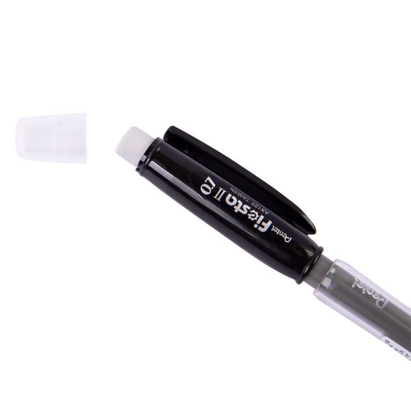 Карандаш автоматический Fiesta II, c резиновым грипом 0.7 мм, 12 шт, AX127-AE черный корпус, Pentel