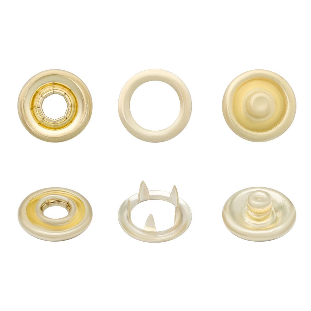 Кнопка рубашечная (джерси) открытая ⌀9.5 мм, ≈144 шт, МЕТАЛЛ, золото, NEW STAR