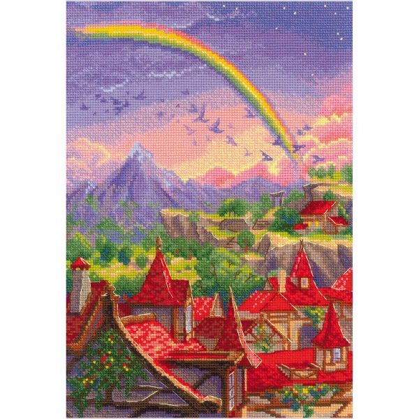 Набор для вышивания нитками Риолис, Западный ветер 21х30 см