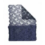 Кружево бельевое эластичное 400 мм / 13.72 м, цв. C154 св.серый