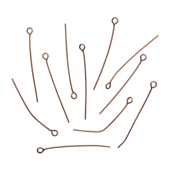 Штифт с петлей 40 мм, 50 шт/упак, Astra&Craft (Медь) 4AR261/262