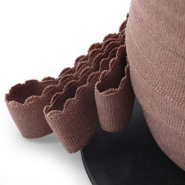 Резинка бельевая (отделочная) становая 15.0 мм / 50 метров, шиншилла, (ML175.015/1)