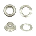 Люверсы металл ⌀_6.0 мм (внутр.), никель, 100 шт, BIG