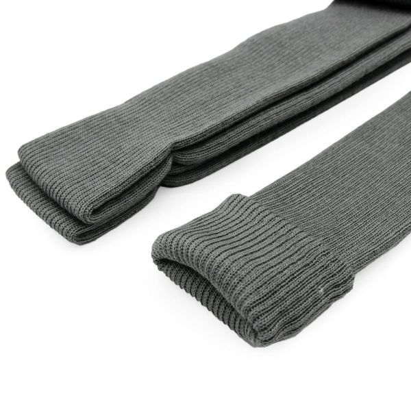 Манжеты трикотажные рукава 6.5 см / 3 метра, тонкие, 2х2, 307/7 грей
