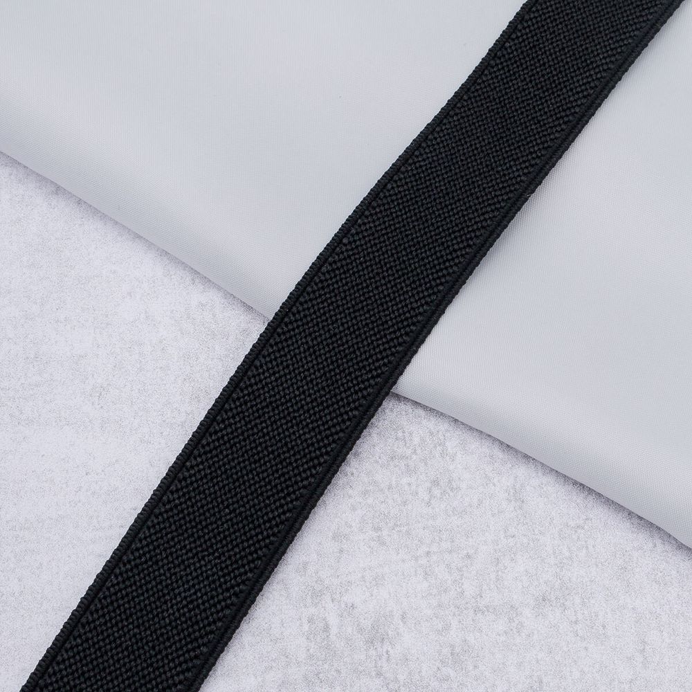 Резинка башмачная 25.0 мм / 20 метров, 34.4 г/п.м., (Мн), черный, 90805Ч