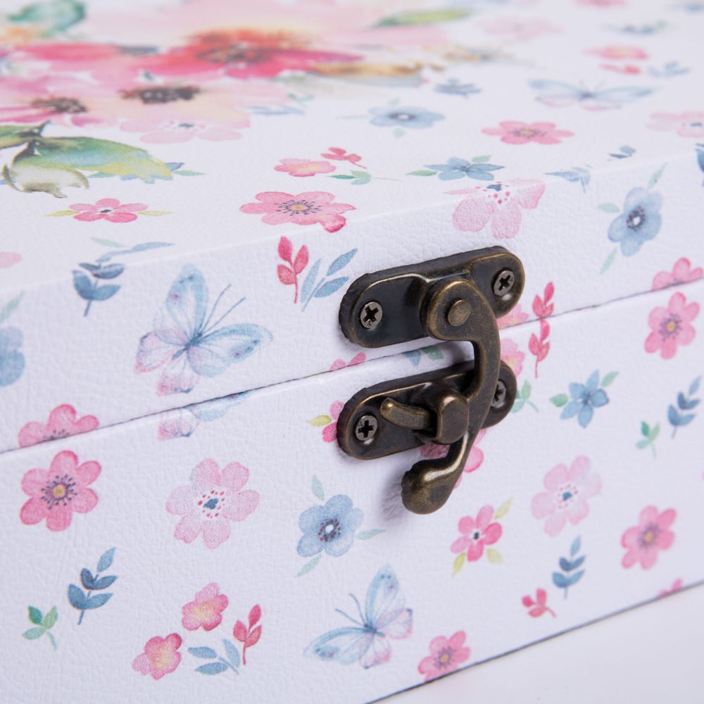 Шкатулка декоративная сундучок 30х20х9 см, 015 Цветочный рай, Gamma DBK-011