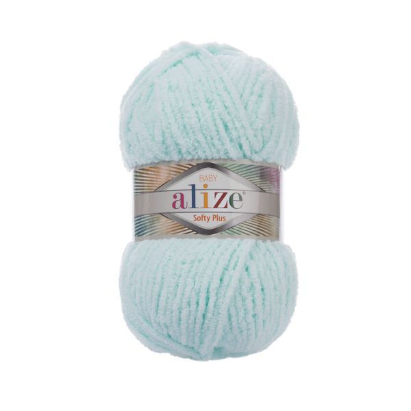 Пряжа Alize (Ализе) Softy Plus / уп.5 мот. по 100 г, 120м, 015 водяная зелень A