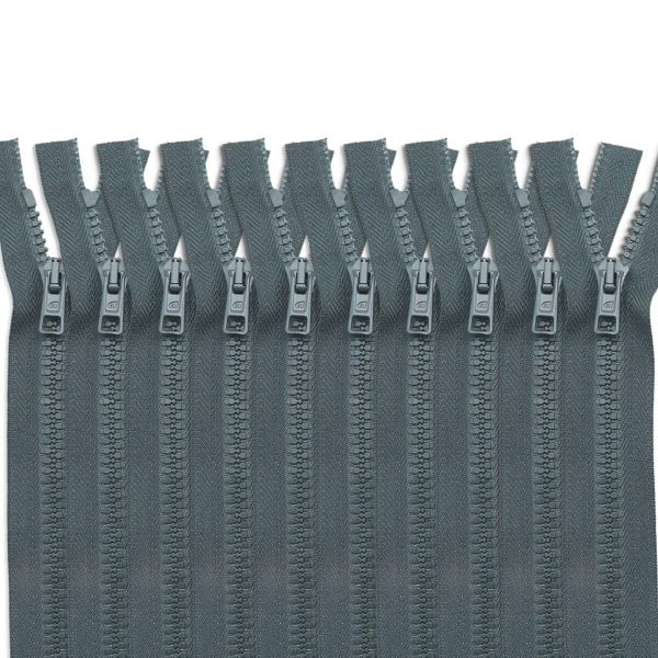 Молния трактор Arta Т6 (6 мм) 1 зам., н/раз., 18 см, цв. 123 графит, уп.10 шт