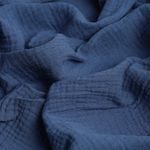 Муслин 125 г/м², 130 см / 2 метра, TBY.Mus.24723.67.2, цв.67 бл.синий