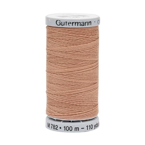 Нитки суперкрепкие Gutermann Extra Strong M782, 100м, 991 розово-бежевая пудра, 5 катушек