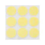 Пластины двусторонние самоклеящиеся, форма круг ⌀2.2см, 5 листов по 9 шт., 2AR23547