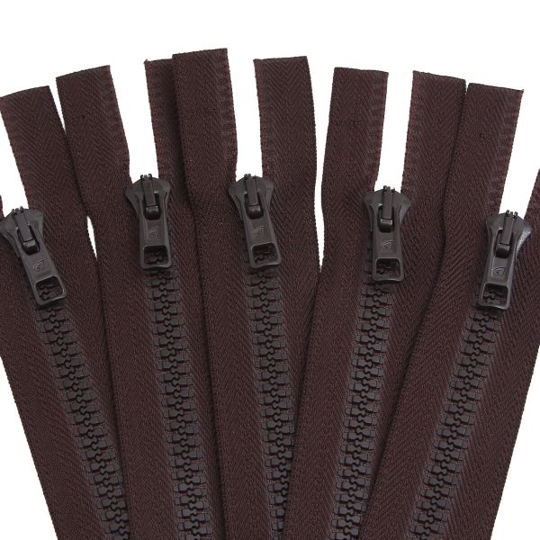 Молния трактор Arta Т6 (6 мм) 1 зам., разъем., 65 см, цв. 068 т.коричневый, уп.5 шт