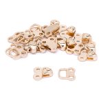 Крючки пришивные декоративные 14х24 мм, gold, золото, 12 шт