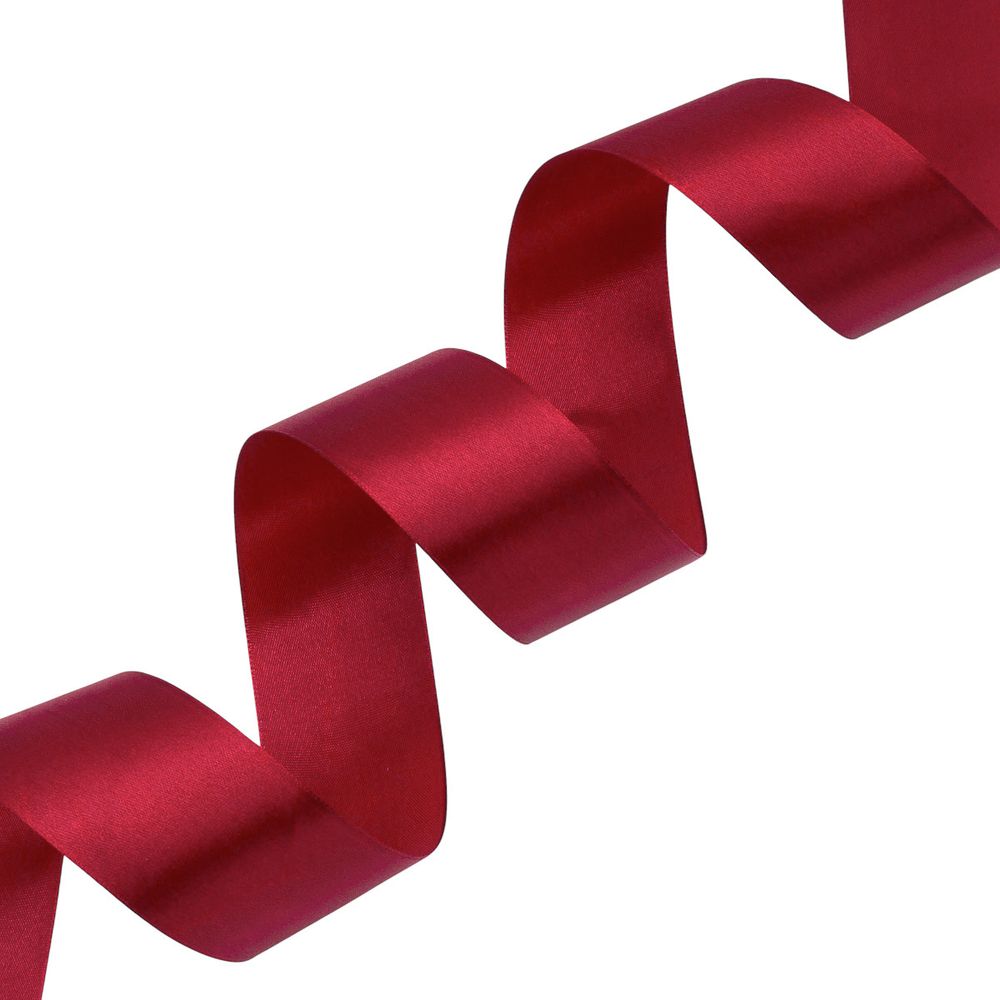 Лента атласная 1-сторонняя 50.0 мм / 22.86±1 метров, аналог 7730446, 124 т. бордовый, DDZ2401, Globus