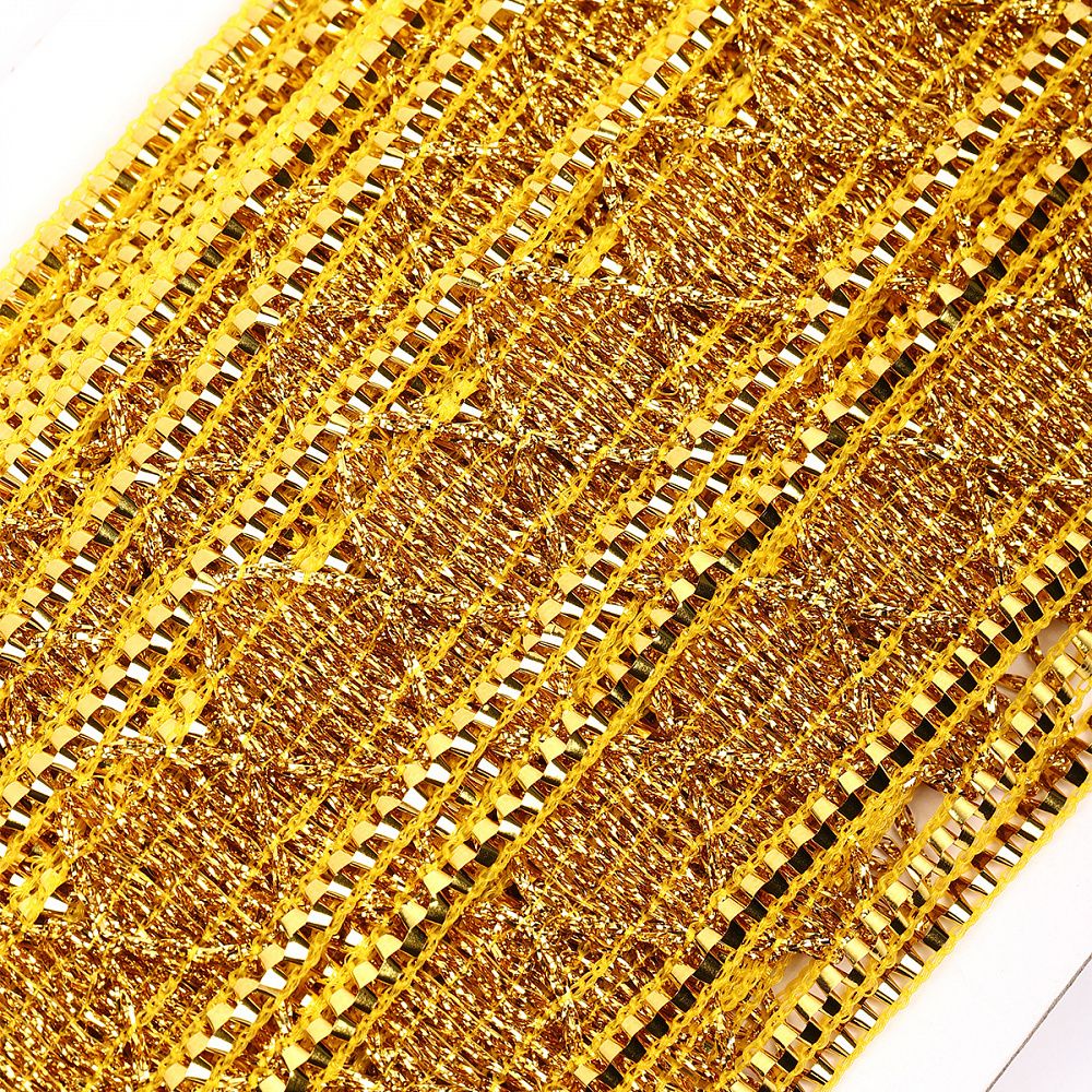 Тесьма отделочная 35 мм / 13.71 метров, TBY 912 цв.золото