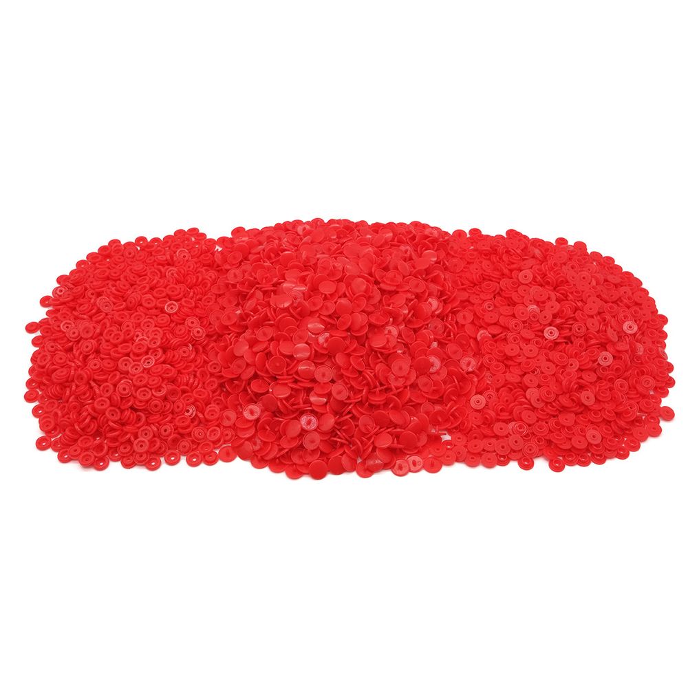 Кнопка рубашечная ⌀12,5/10мм пластик (≈1000 шт) New Star (162 красный)