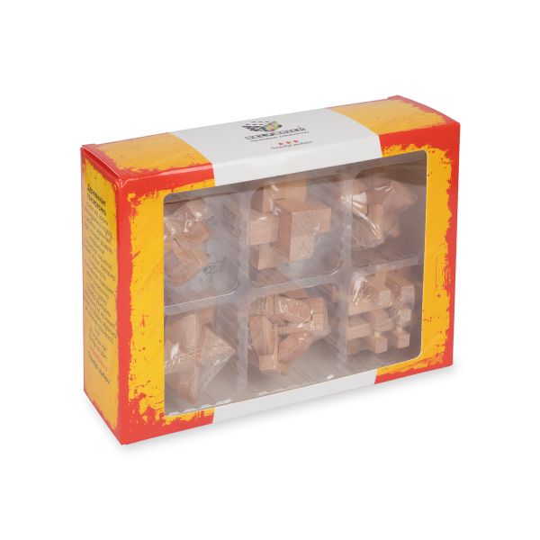 Набор Головоломок деревянных, 1 шт, №2 55 элемент, Delfbrick DLS-23