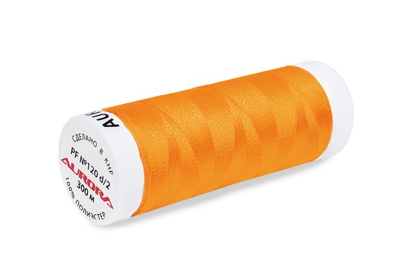 Нитки для креативных работ Aurora №120, 300 м, цв. PF533, 5 катушек