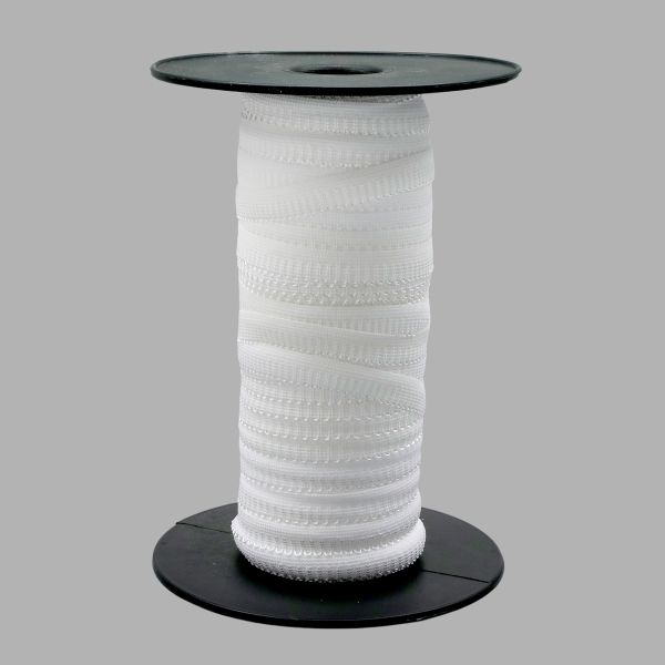 Резинка бельевая (ажурная) 10.0 мм / 50 метров, белый 0310/49