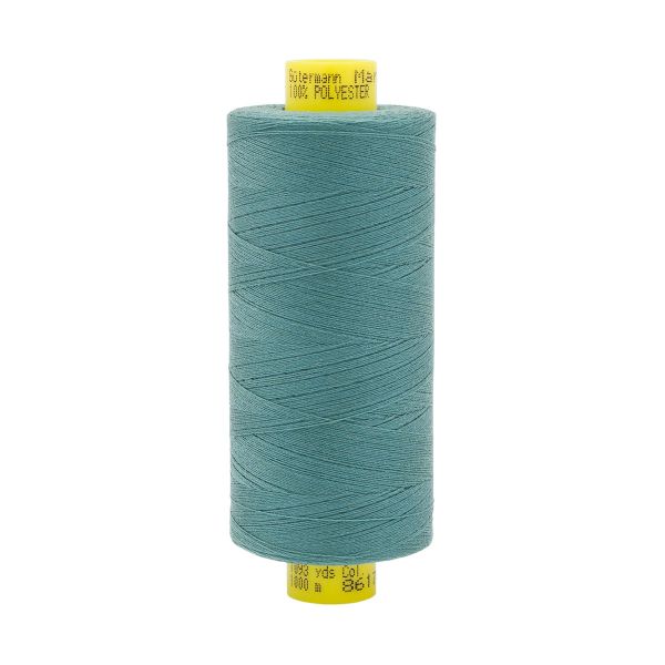 Нитка особо тонкая Gutermann Mara №150 (150/2), 1000 м, 713953, цв. 8617 темная полынь, 1 катушка