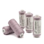 Нитки швейные бытовые Bestex 40/2, 365 м (400 ярд) / 10 кат., 076 серо-розовый