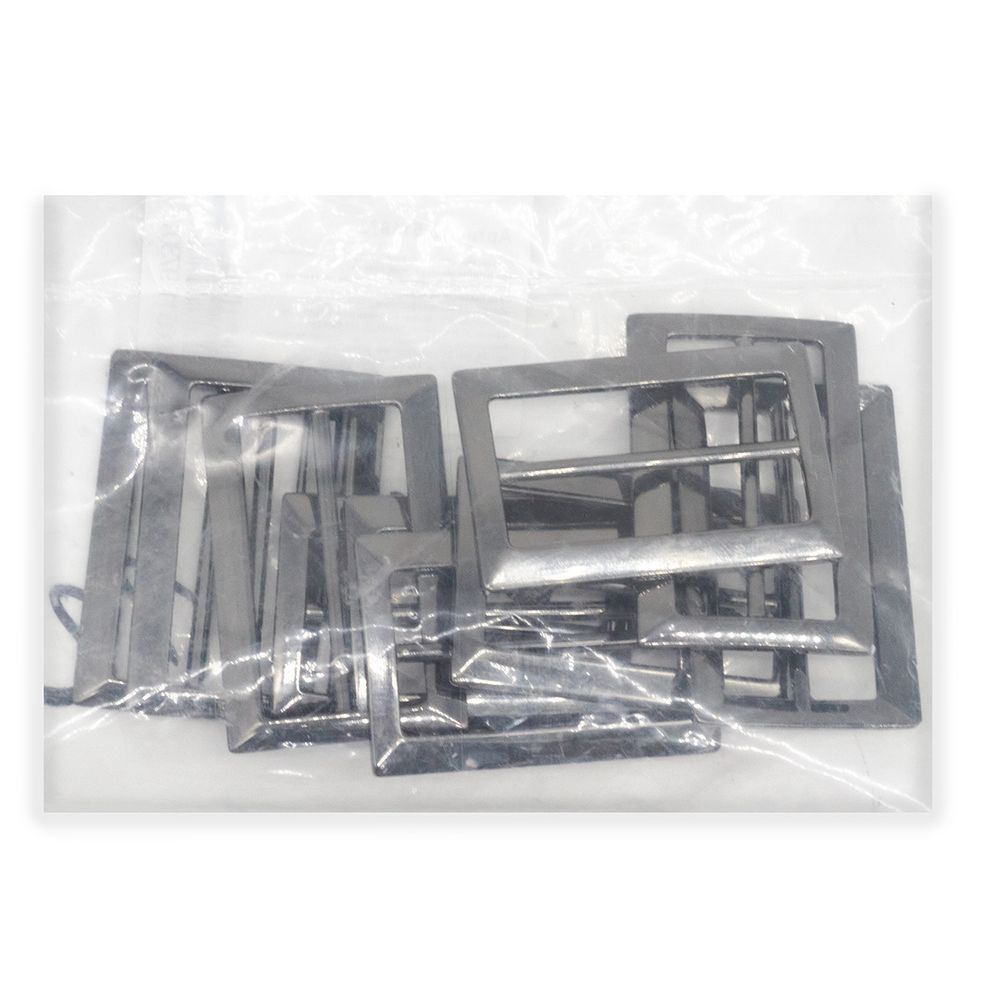 Пряжка регулировочная металл 45 мм, чер.никель ГР, 6905, 10 шт, BIG