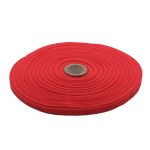 Стропа (ременная лента) 10 мм / 25 метров, толщ. 1.0 мм, [5.5 г/пог.м], 100% п/п, 10-1 красный