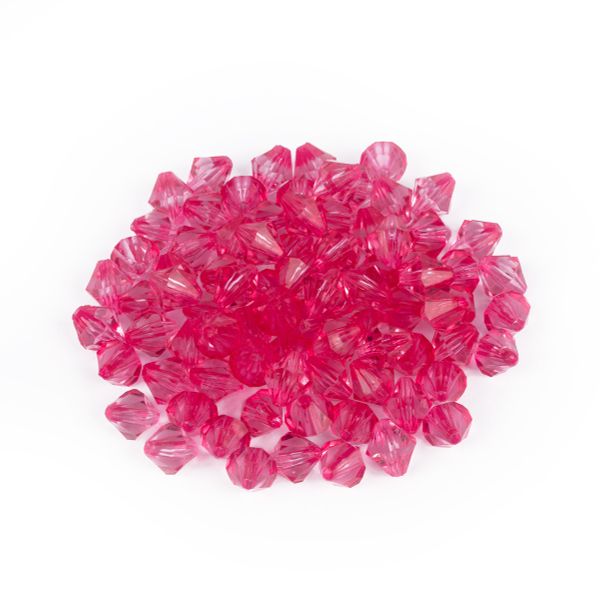 Бусины акрил 9х10 мм, 25 г (80±3 шт), 104 светло-розовый, Zlatka ARO-1