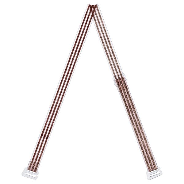 Бретели для бюстгальтера 10 мм, 10 пар, /РП/, коричневый, Gamma BR-1004