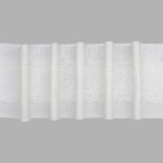 Лента (тесьма) шторная: сборка параллельная (1:2) 40 мм / 100 метров, S090432