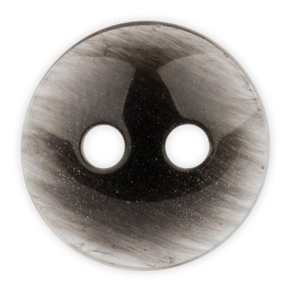 Пуговицы 2 прокола блузочные 10 мм, 40 шт, А008 черный, Gamma JEY 0025