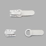 Крючок шубный Hobby&Pro 20 мм, 5 шт, 9003 белый