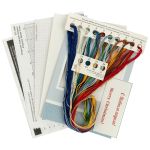 Набор для вышивания нитками Panna, открытка Зимний городок, 12.5х12 см