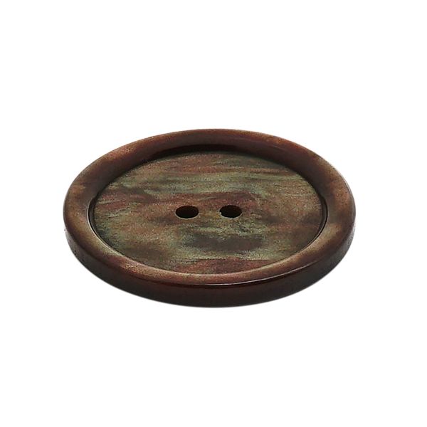 Пуговицы 2 прокола 48L (30мм), пластик (col.04 коричневый), CB_3685, 36 шт