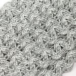 Тесьма отделочная 20 мм / 13.71 метров, TBY 907 цв.серебро