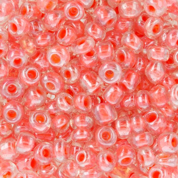 Бисер Zlatka 8/0 (2.9 мм), 100 г (10х10 г), №2204 св.розовый, GR