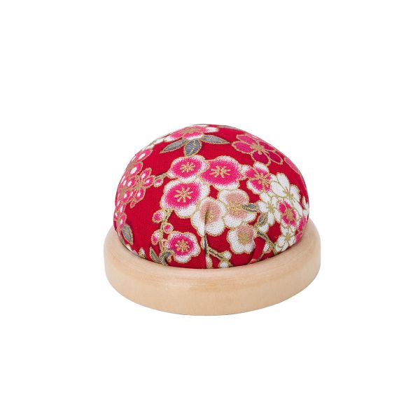 Игольница из ткани с подушечкой 7 см, ассорти (5)