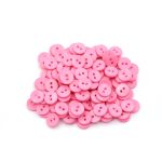 Пуговицы 2 прокола 18L, 11 мм, (Pink (розовый)), NE74, 144 шт