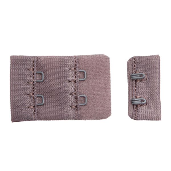 Застежки для бюстгальтера текстильные 2х2, 28 мм, 1645 шиншилла, 2686, 25 шт, Arta