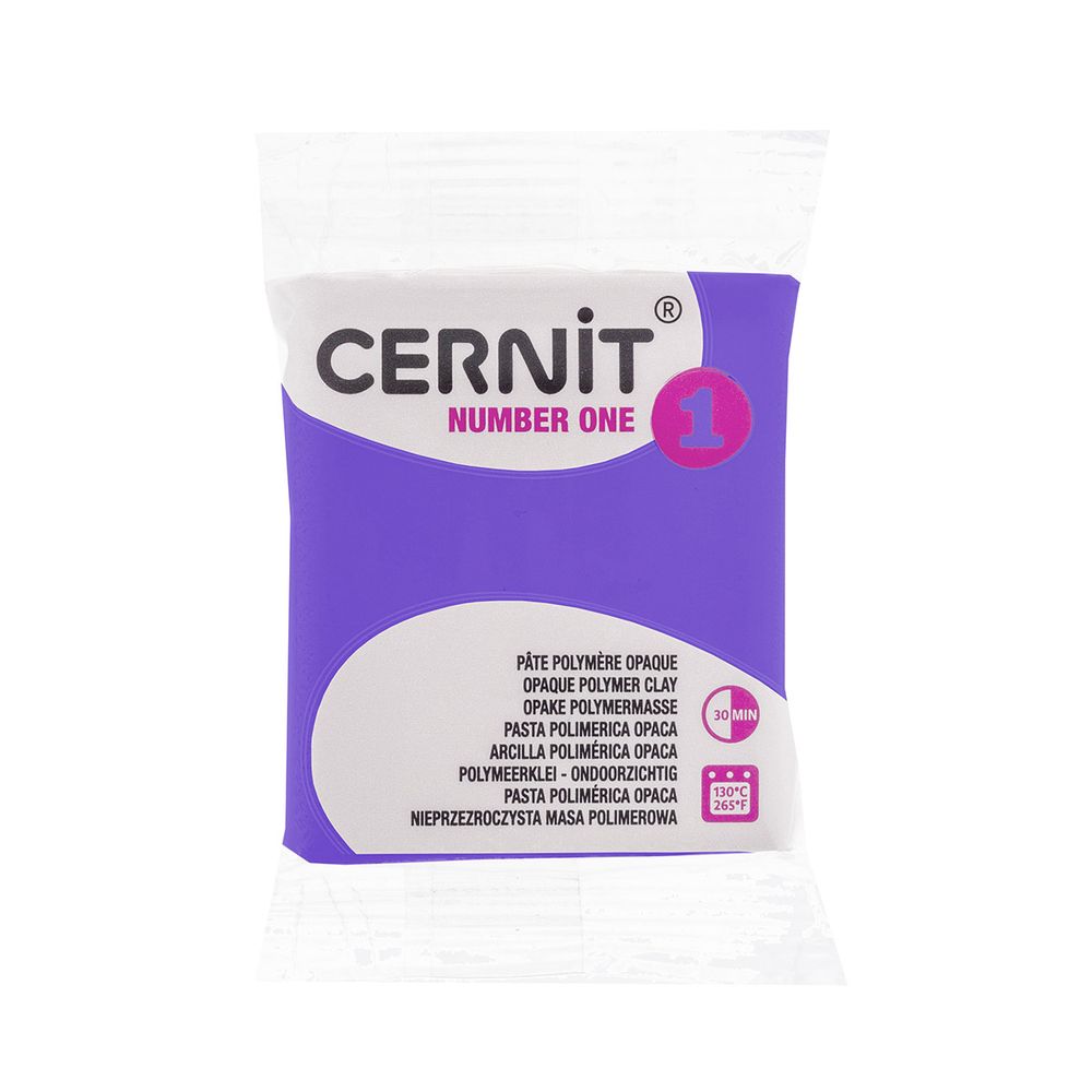 Полимерная глина запекаемая Cernit № 1, 56 г, 900 фиолетовый